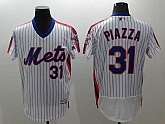 New York Mets #31 Mike Piazza White(Blue Strip) 2016 Flexbase Collection Alternate Stitched Jersey,baseball caps,new era cap wholesale,wholesale hats